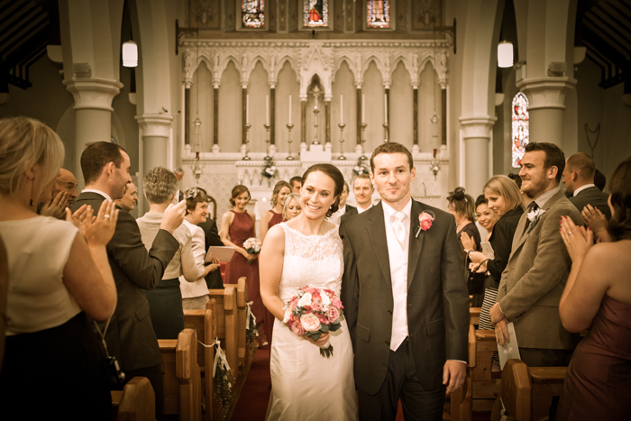 bride and groom walking down aisle bride and groom walking down aisle